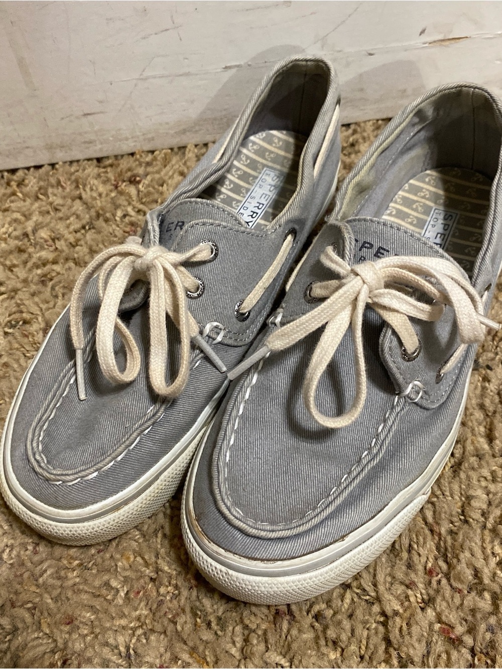Sperry Top-Sider Anchor Lined Casual Shoe - Gray